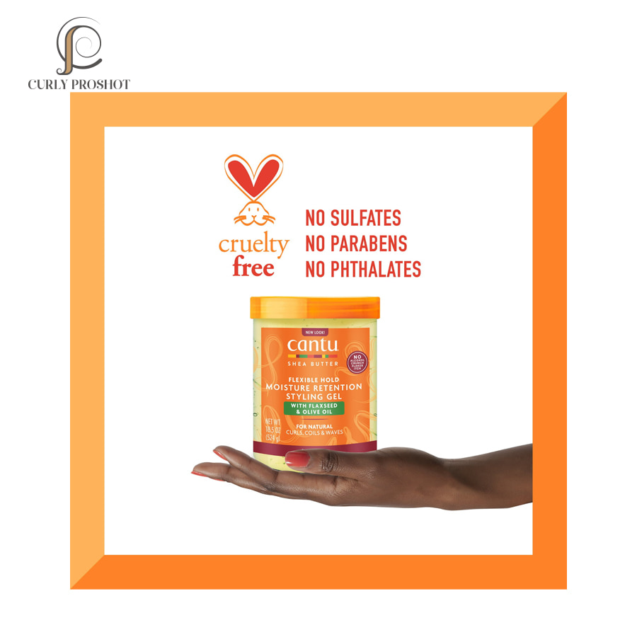قیمت و خرید ژل رطوبت رسان بذر کتان و زیتون کنتو Cantu Moisture Styling