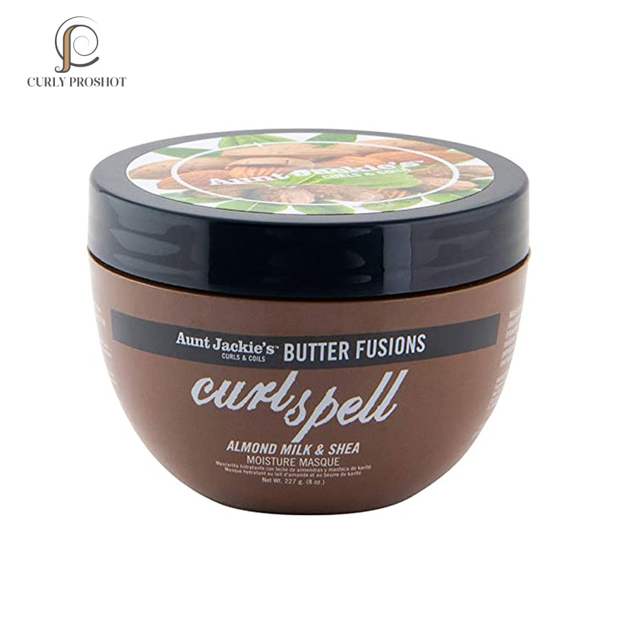 قیمت و خرید ماسک مو داخل حمام شیر بادام و شی باتر آنت جکیز Aunt Jackies Curl spell butter fusions