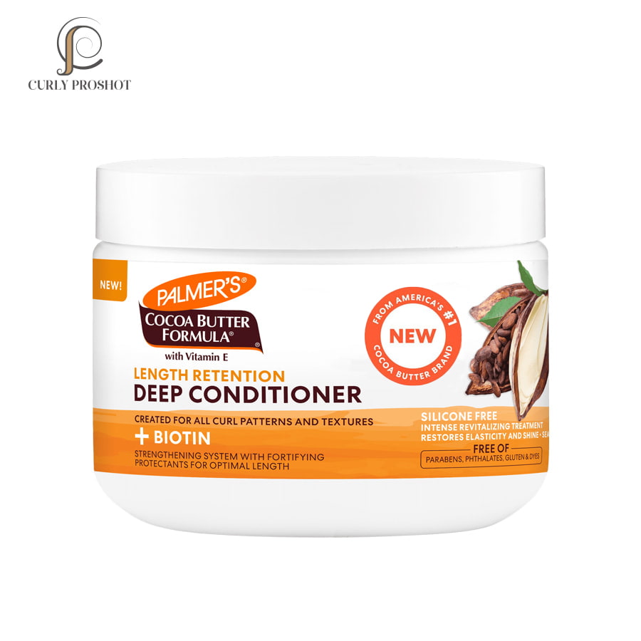 قیمت و خرید نرم کننده عمیق داخل حمام بیوتین پالمرز Palmers Cocoa Butter Length Retention Deep Conditioner