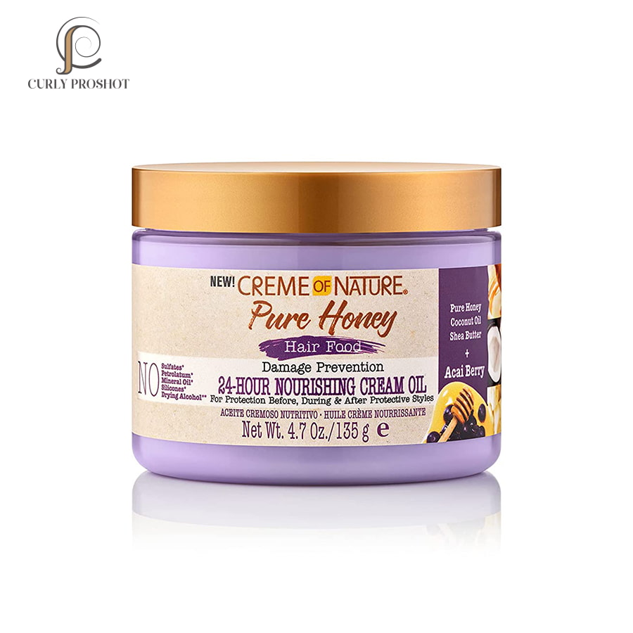 قیمت و خرید کرم روغن غذای مو بعد از حمام نیچر Creme of Nature Hair food Pure Honey