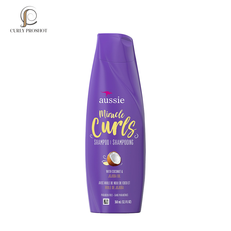 قیمت و خرید شامپو آبرسان موهای خشک و وز دار برند Aussie حجم 360میل Aussie Miracle Curls Shampoo Coconut & Jojoba Oil