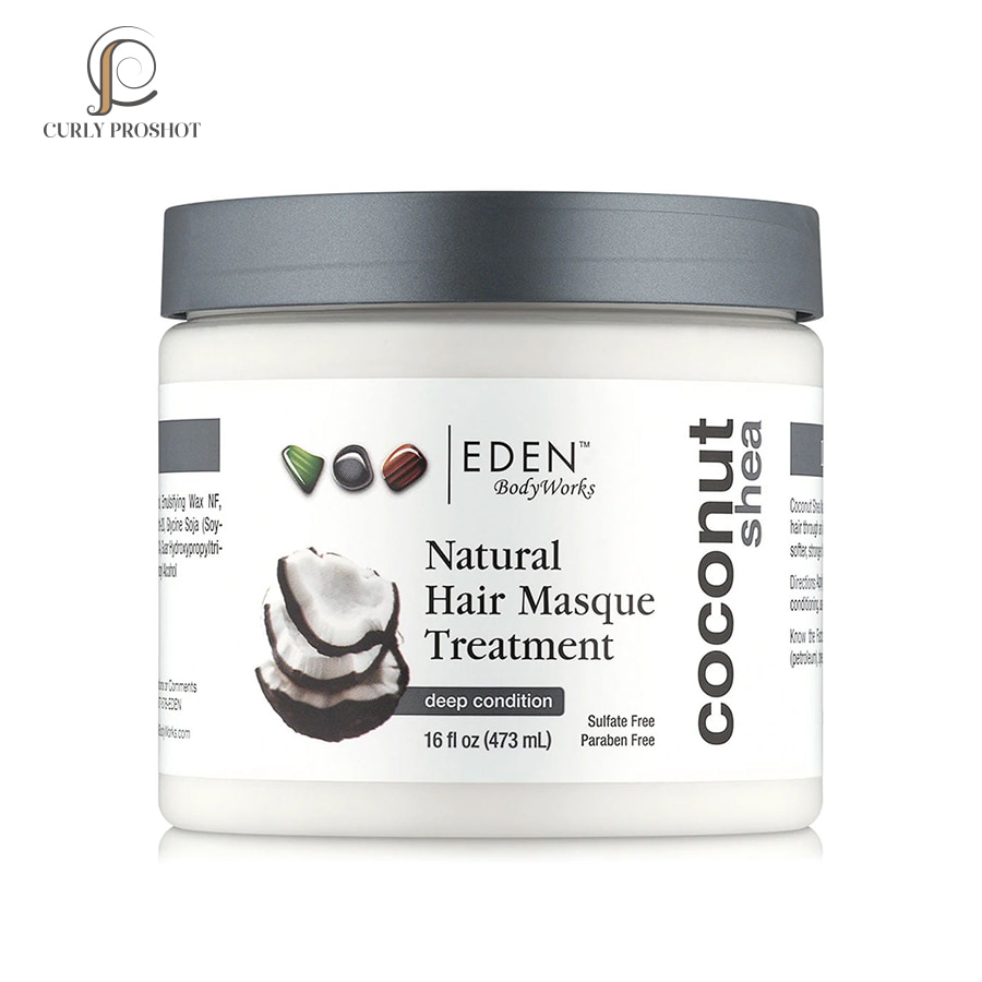 قیمت و خرید ماسک نرم کننده ی عمیق و ترمیمی داخل حمام ادن EDEN BodyWorks Coconut Shea Hair Masque Treatment 473ml