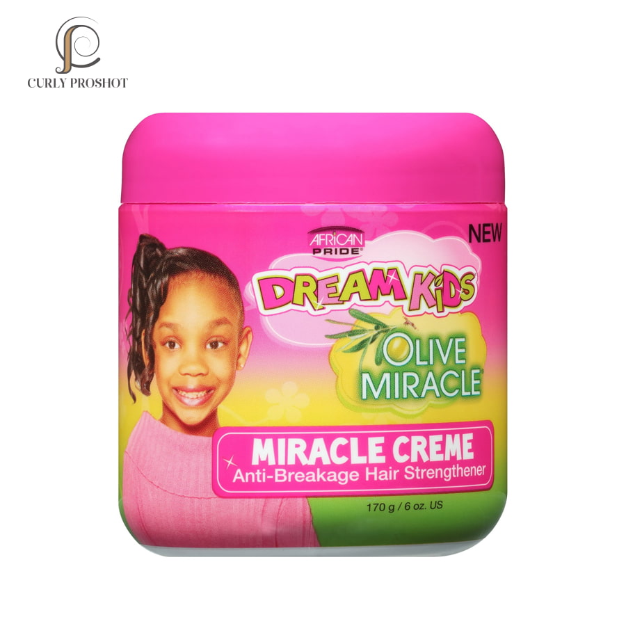 قیمت و خرید کرم ضد شکنندگی و ضد خشکی کودک آفریکن پراید African Pride Dream Kids Olive Miracle Creme 170g
